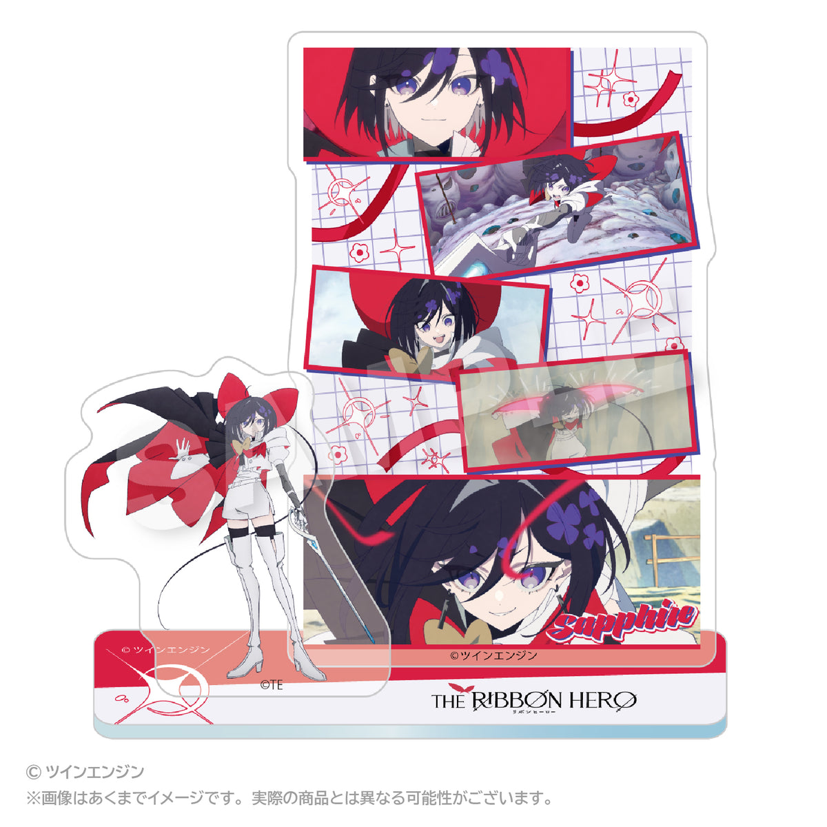 【予約商品】『THE RIBBON HERO リボンヒーロー』 メモリーズアクリルマスコット サファイア(リボンの騎士)