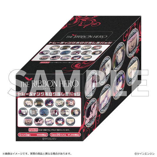 【予約商品】『THE RIBBON HERO リボンヒーロー』トレーディングホログラム缶バッジ BOX