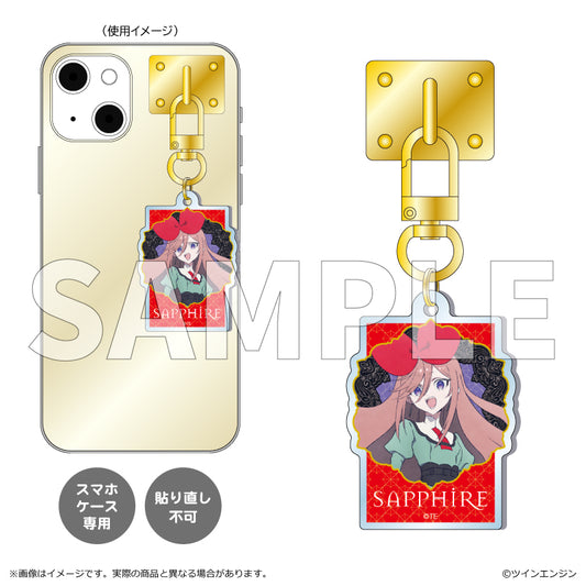 【予約商品】『THE RIBBON HERO リボンヒーロー』キーリングハンガー サファイア(私服)