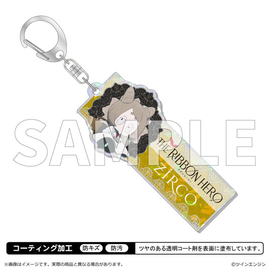 【予約商品】『THE RIBBON HERO リボンヒーロー』ホログラムアクリルキーホルダー ジルコ