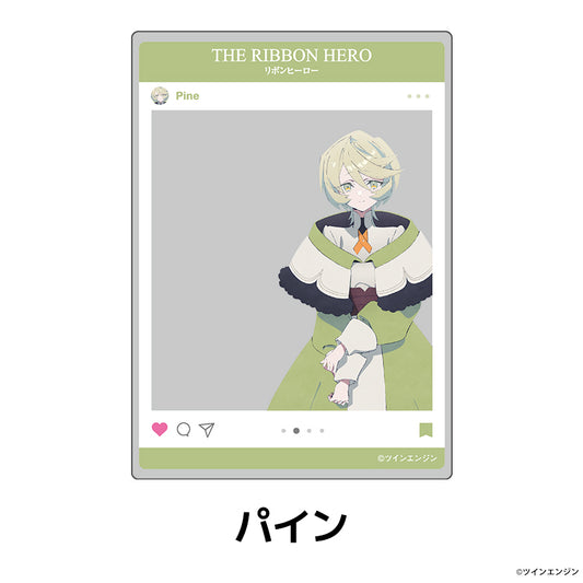 【予約商品】『THE RIBBON HERO リボンヒーロー』 SNS風クリアカード パイン